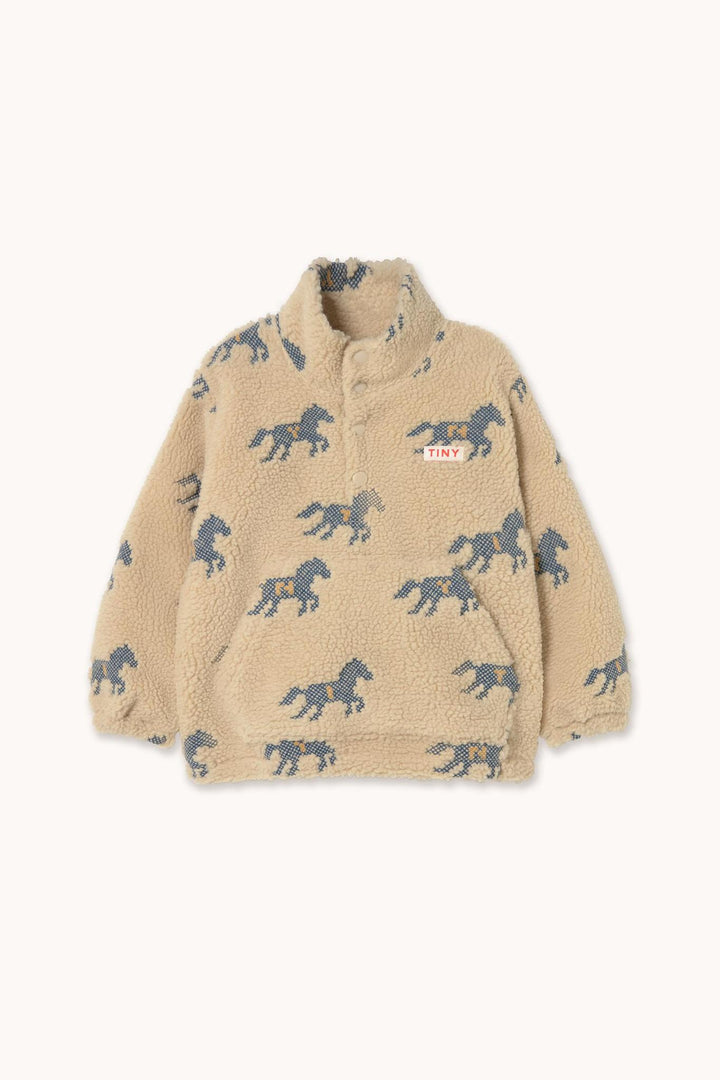 Horses Sherpa Sweatshirt