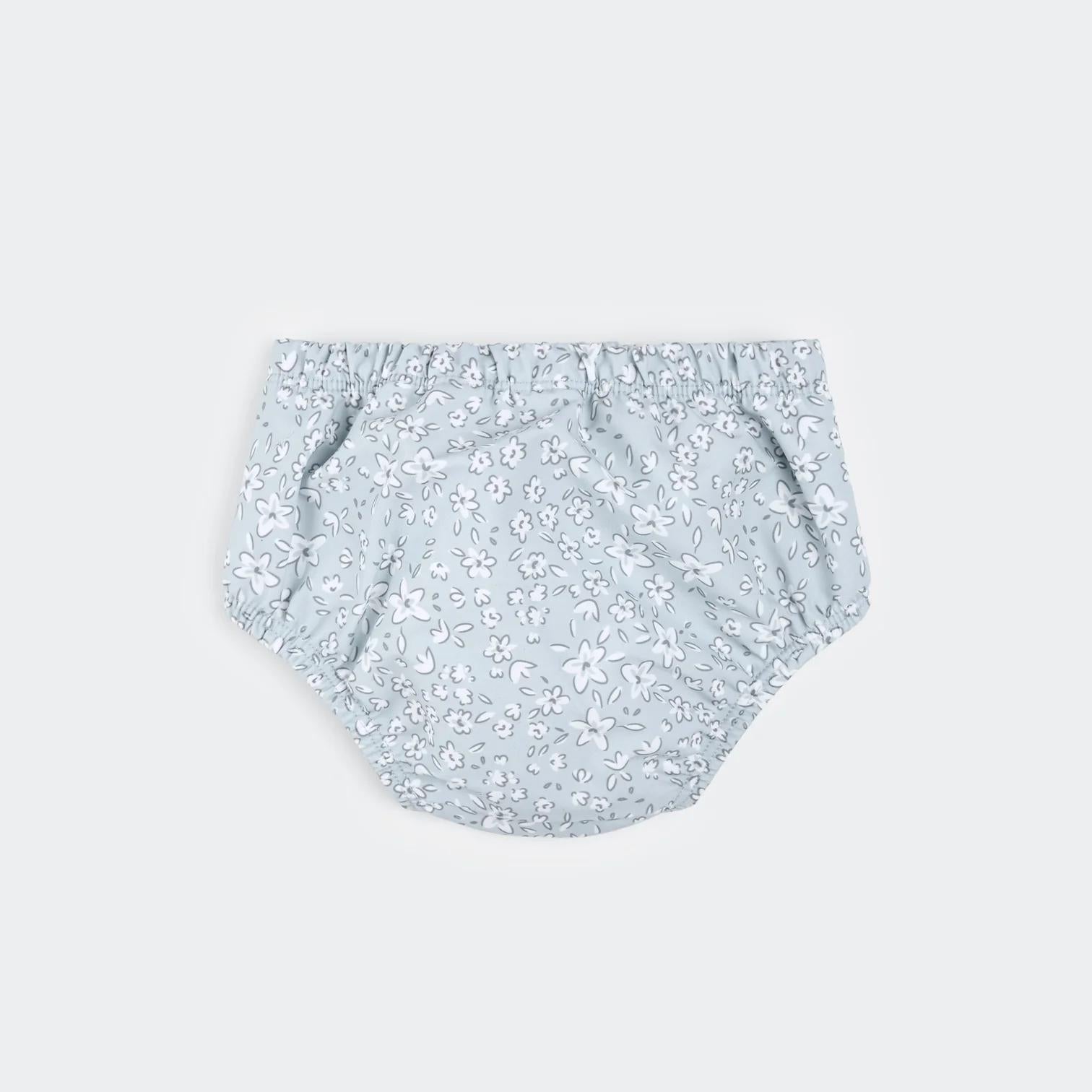 Vintage Flowers Swim Diaper