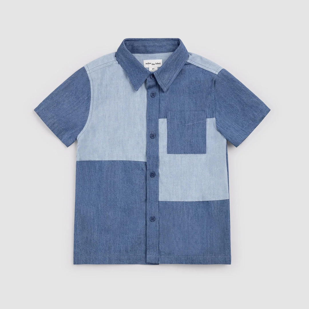 Blue Denim Woven Shirt