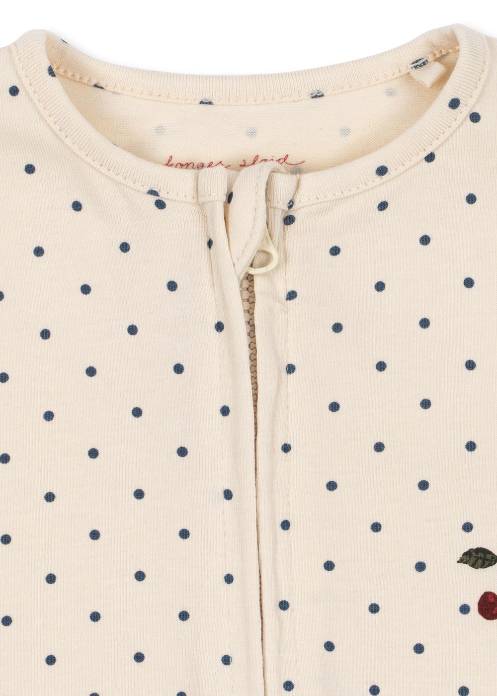 Zip Onesie - Blue Dot