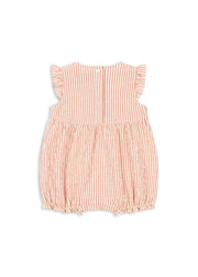 Ellie Frill Romper - Amour Stripe