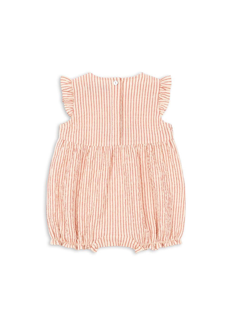 Ellie Frill Romper - Amour Stripe