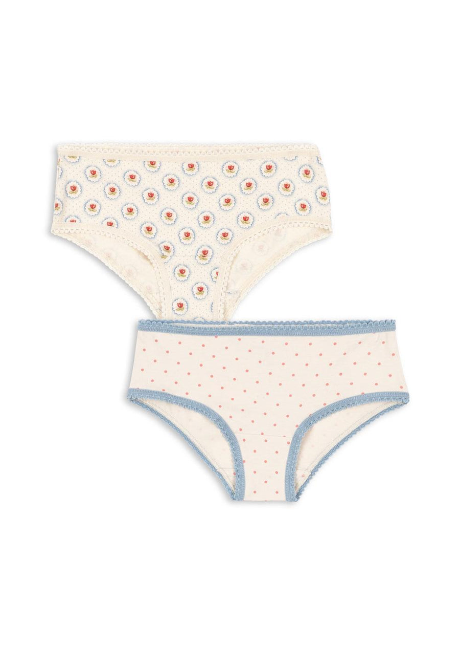 2 Pack Underpants - Pirouette Dot/Mirage