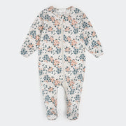 Spring Flowers Print on Creme Sleeper