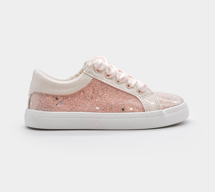 Pink Glitter Sneakers