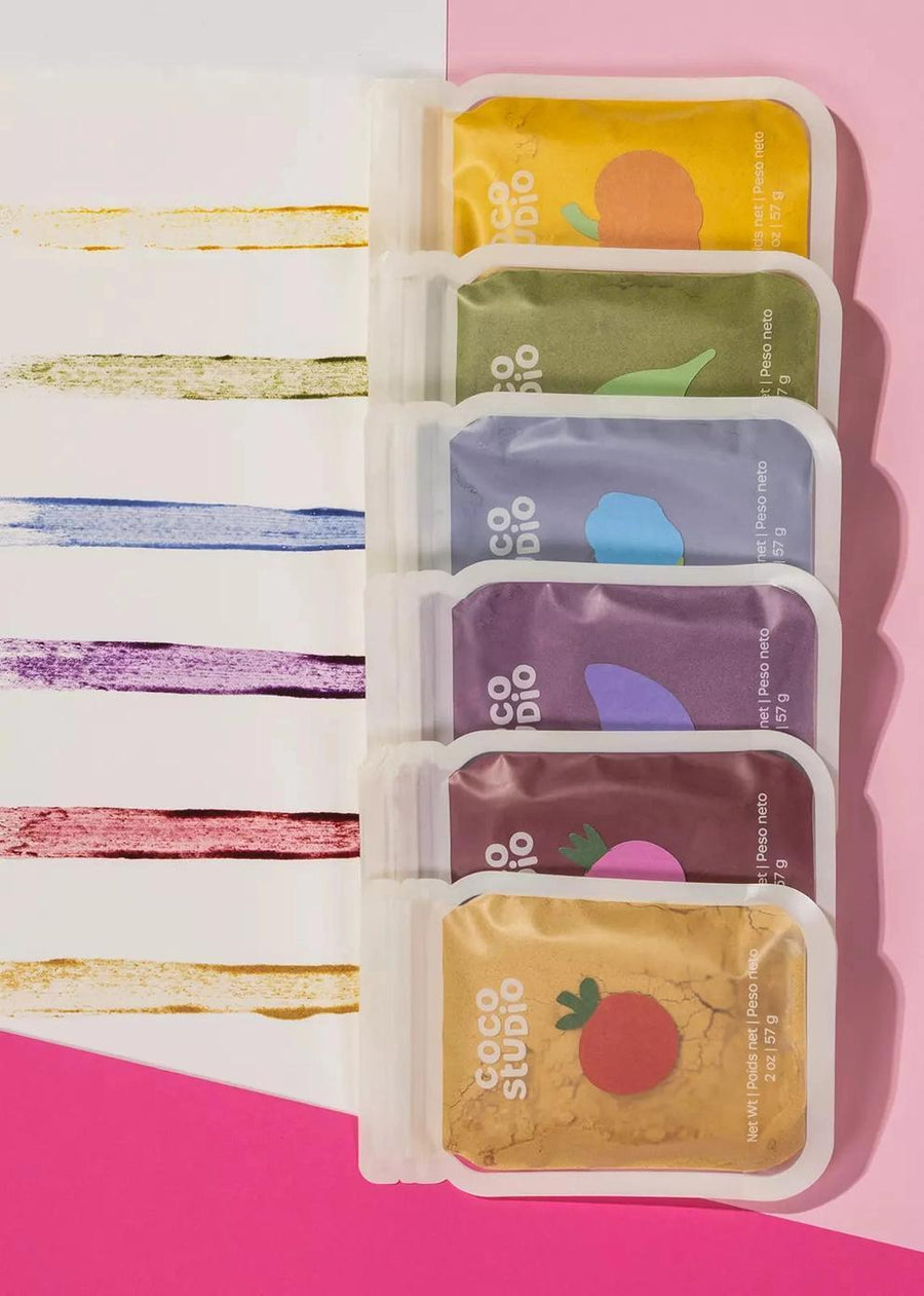 Vegetable Powder Based Paint Set