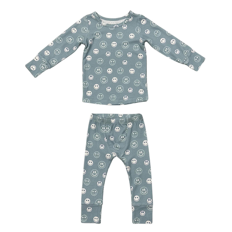 Long Sleeve Lounge Set - Heart Eyes