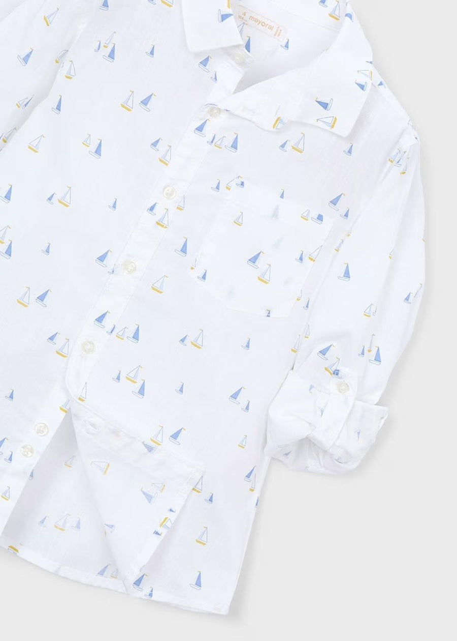 Linen Sailboat Shirt