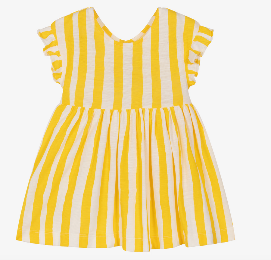 Yellow Striped Dress