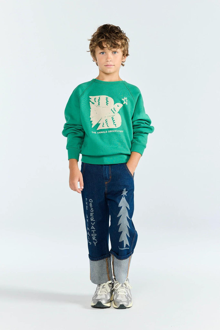 Bright Green Shark Sweatshirt