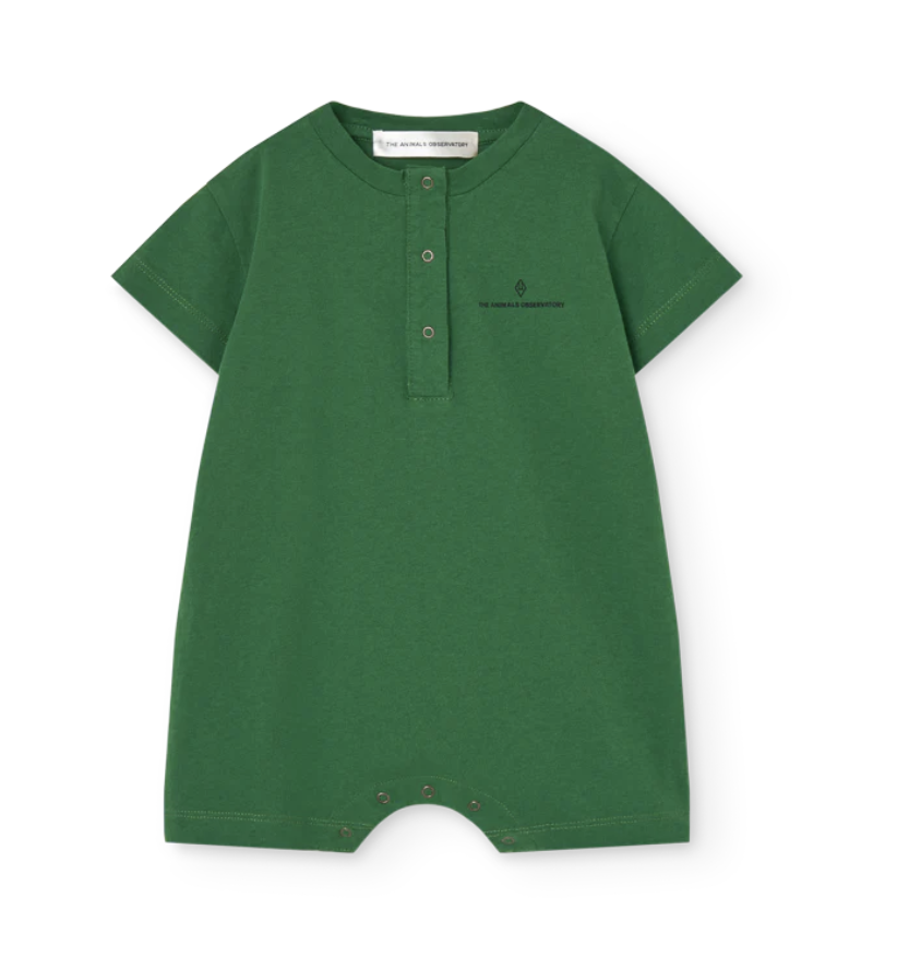 Goose Baby Jumpsuit - Dark Garden