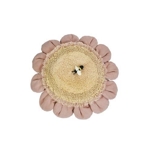 Floor Cushion Pink Daisy