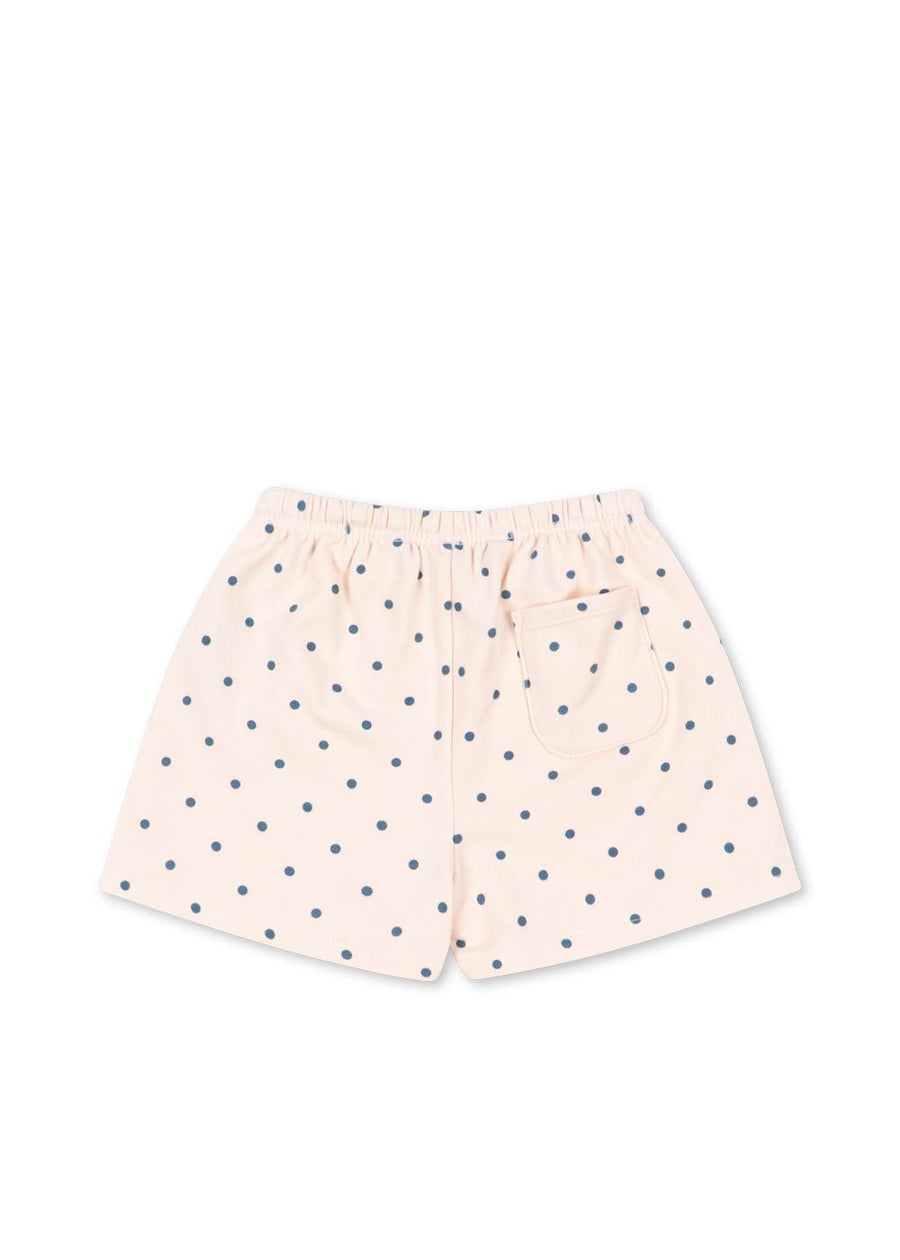 Spotty Sweat Shorts - Rosewater Dot