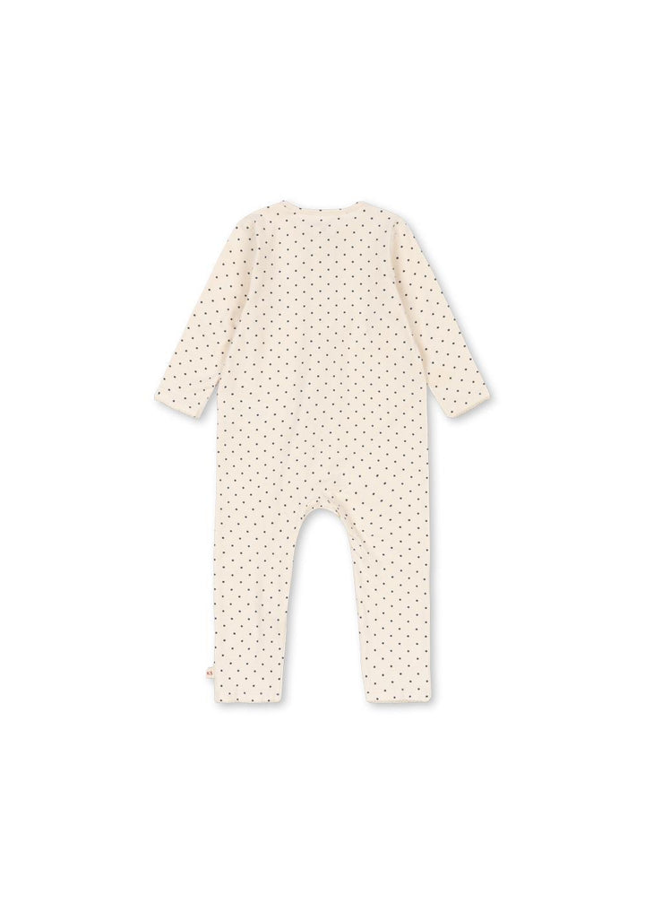 Zip Onesie - Blue Dot