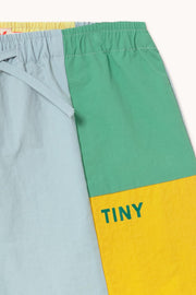 Color Block Woven Shorts