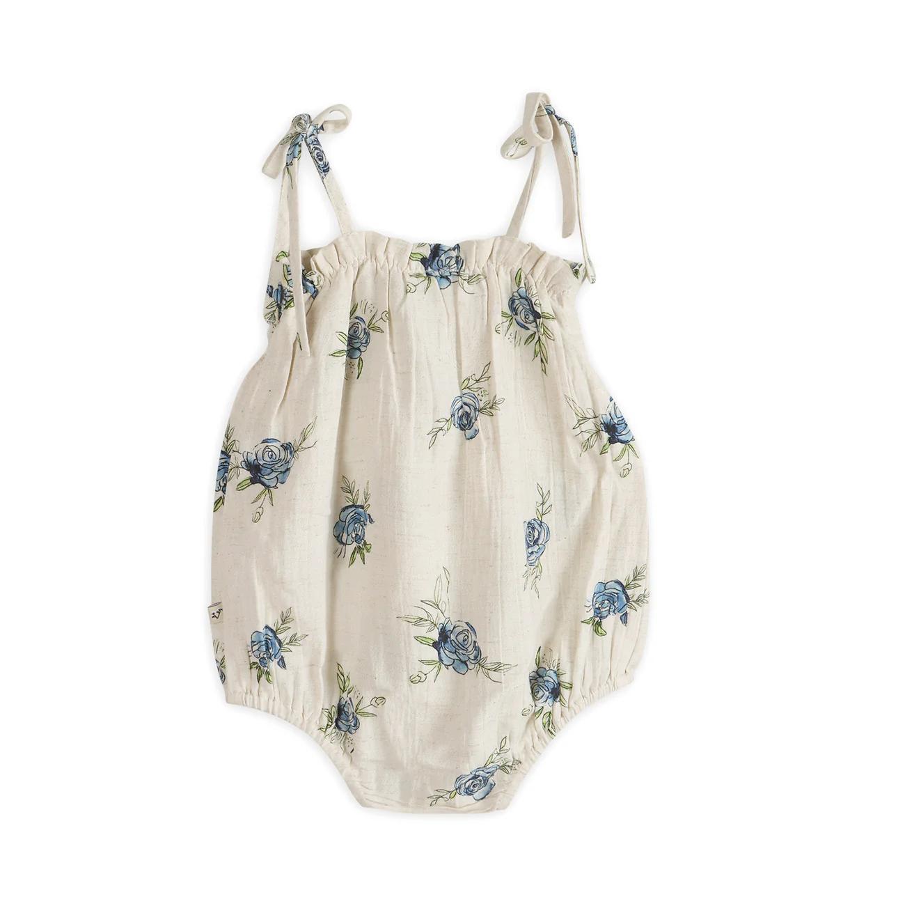 Anais Floral Baby Romper & Headband Set