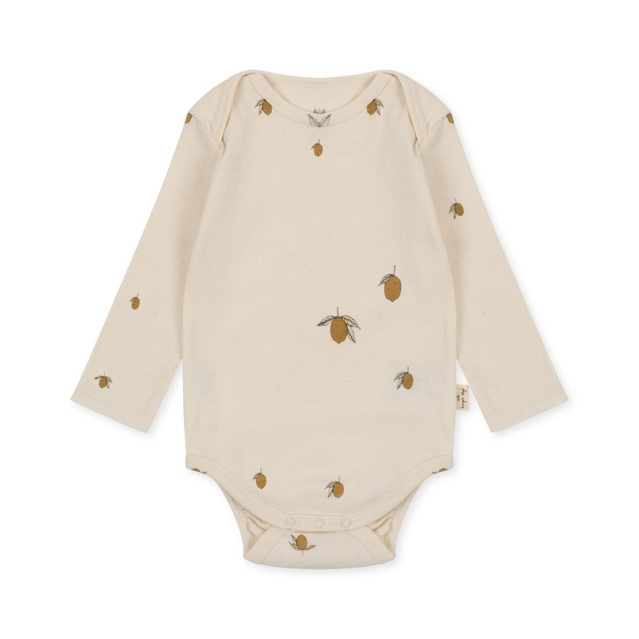 Long Sleeve Bodysuit Lemon