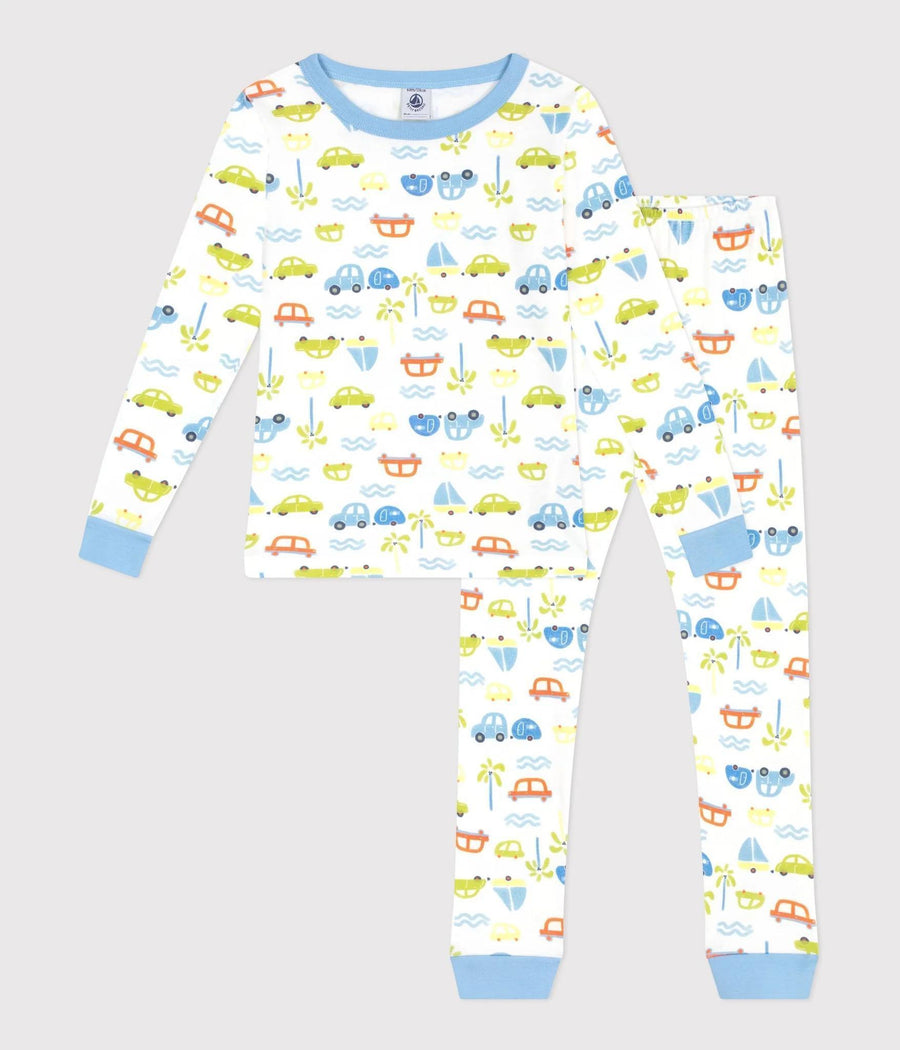 Loungewear Car Print Top & Pants