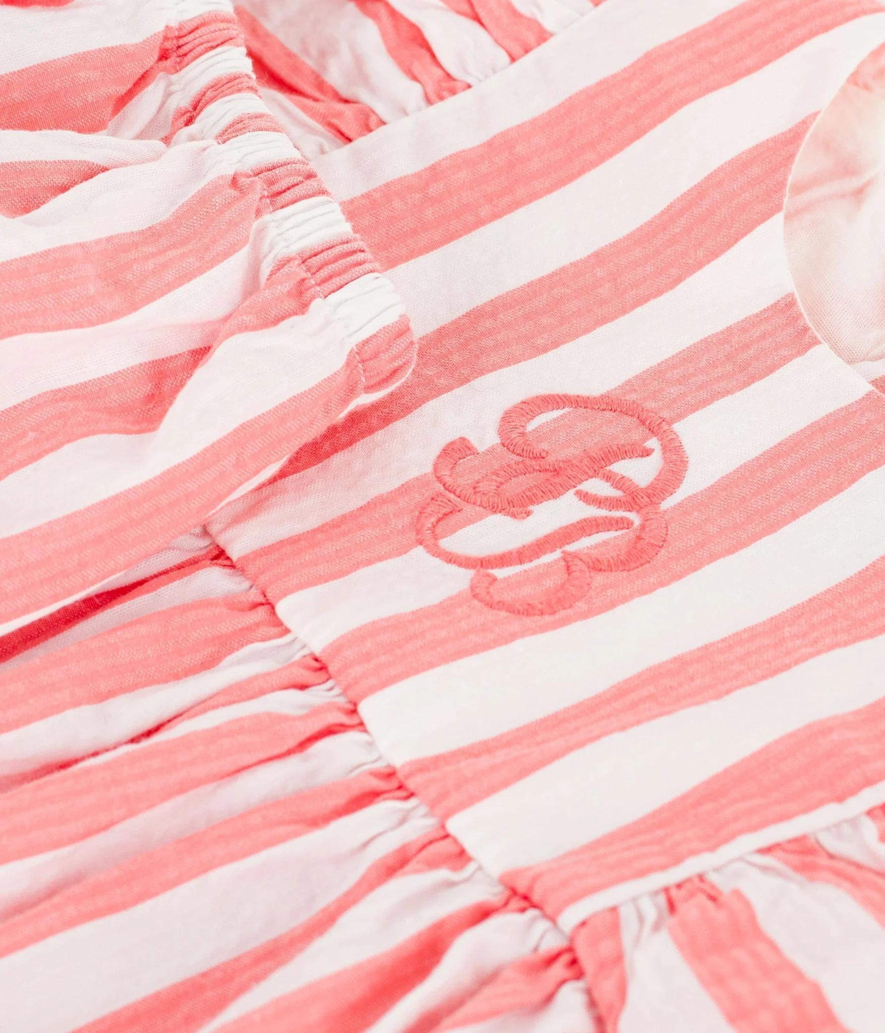 Sleeveless Stripe Dress with Bloomers