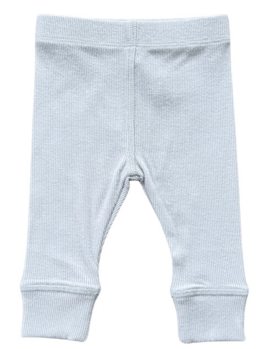 Ribbed Leggings Gray Dawn