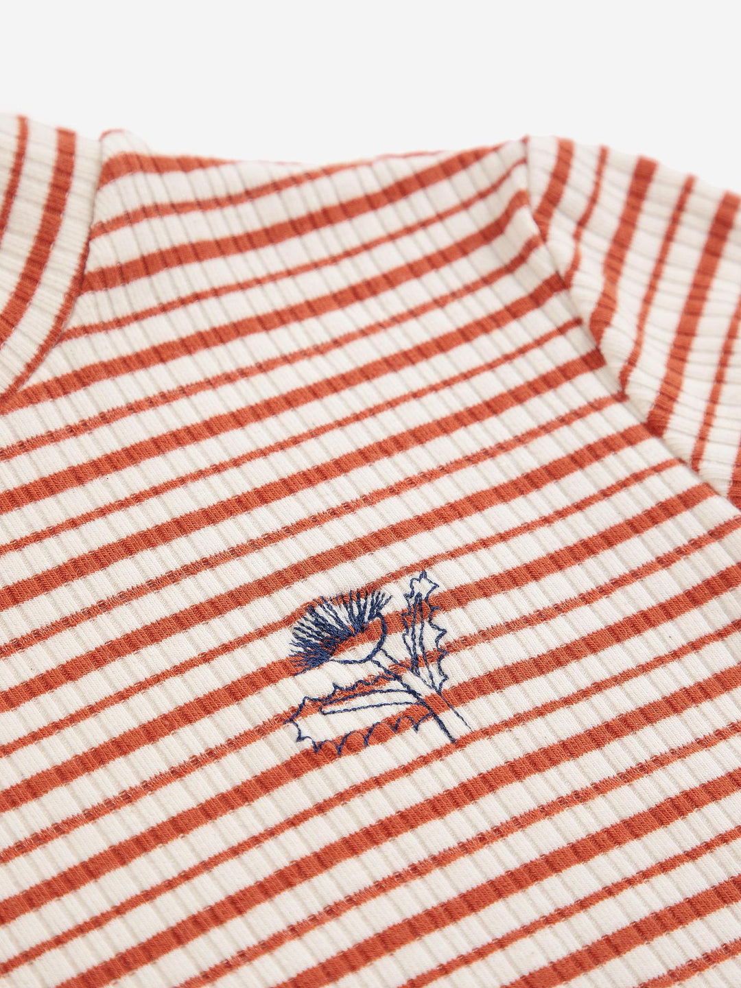 Energy Flower Stripes Turtle Neck