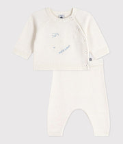 Baby Boy Whale Knit Set