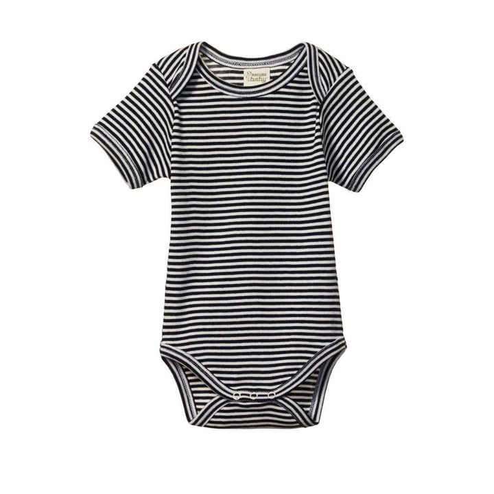 Organic Bodysuit - Navy Stripe