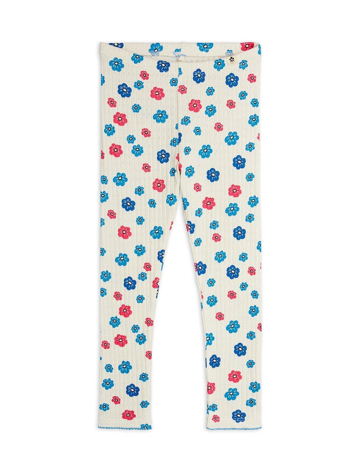 Flowers Pointelle Leggings