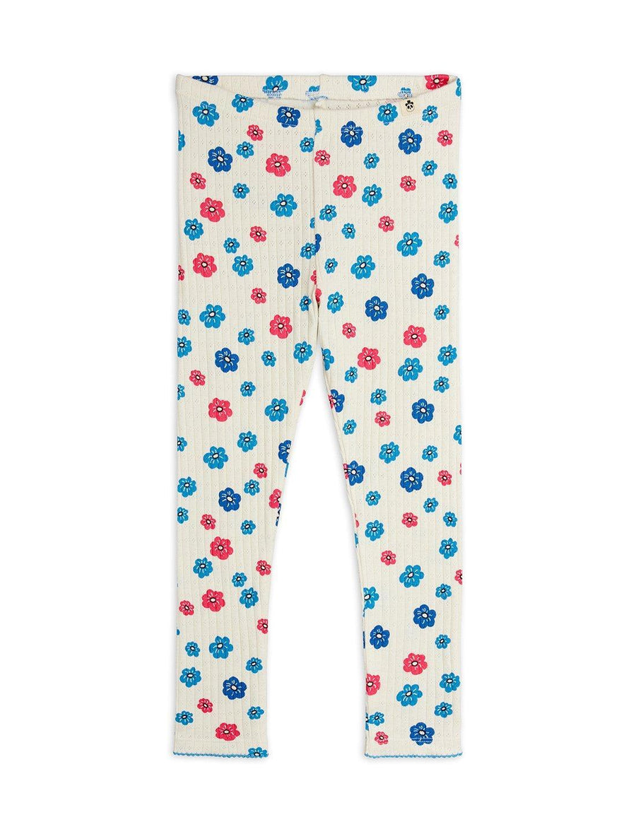 Flowers Pointelle Leggings