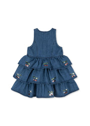 Elba Dress - Denim Blue