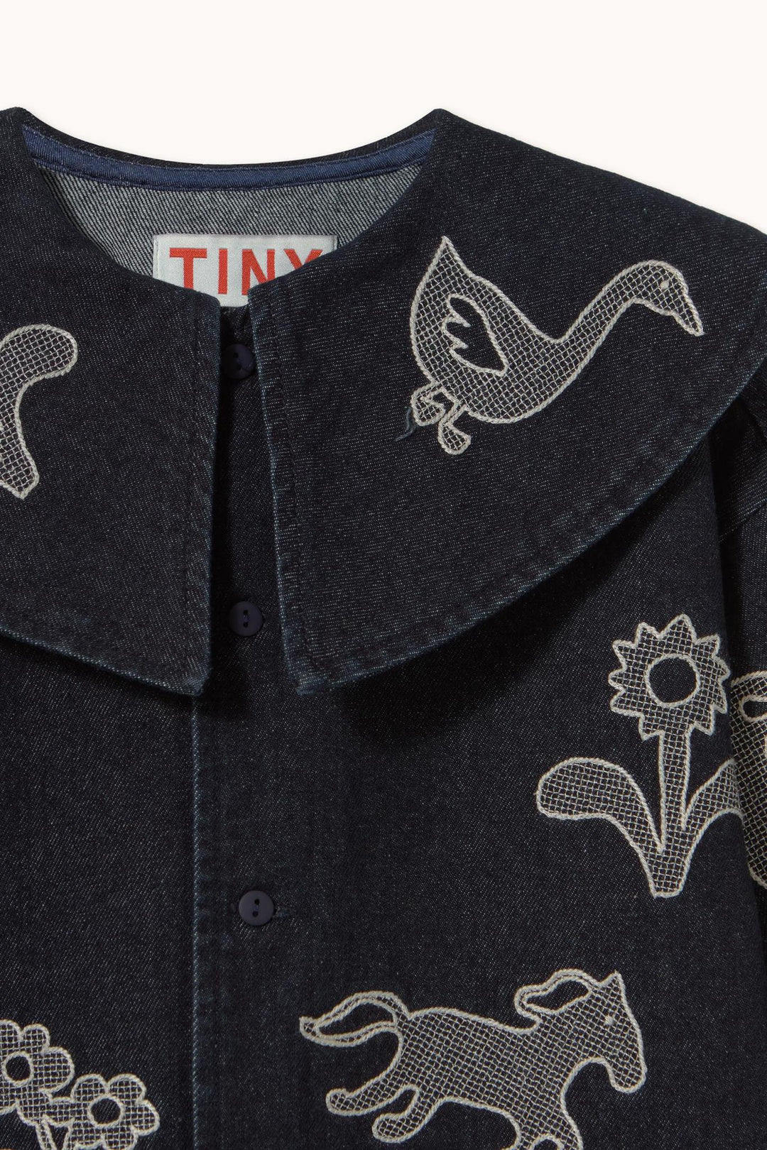 Horses &amp; Flowers Denim Dress