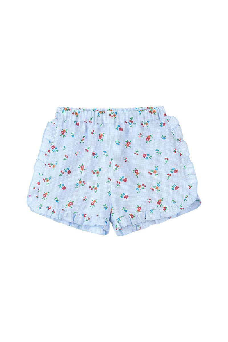 Delia Shorts - Blue Gingham