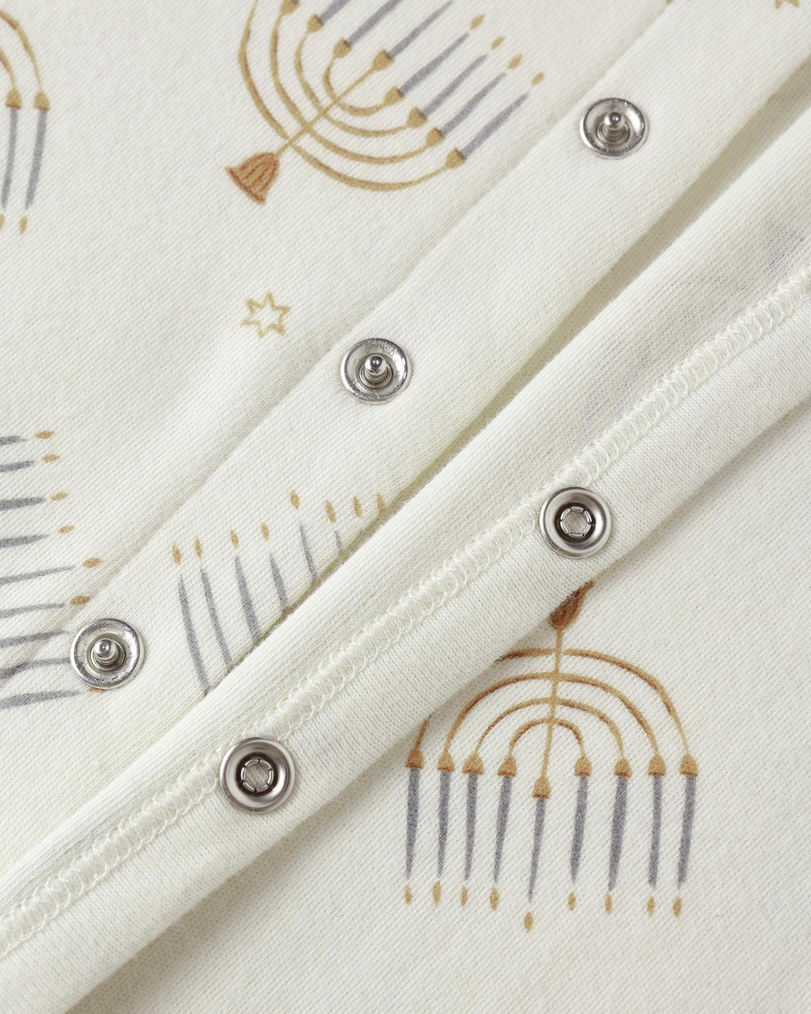 Organic Long John Pajamas - Hanukkah