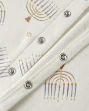 Organic Long John Pajamas - Hanukkah