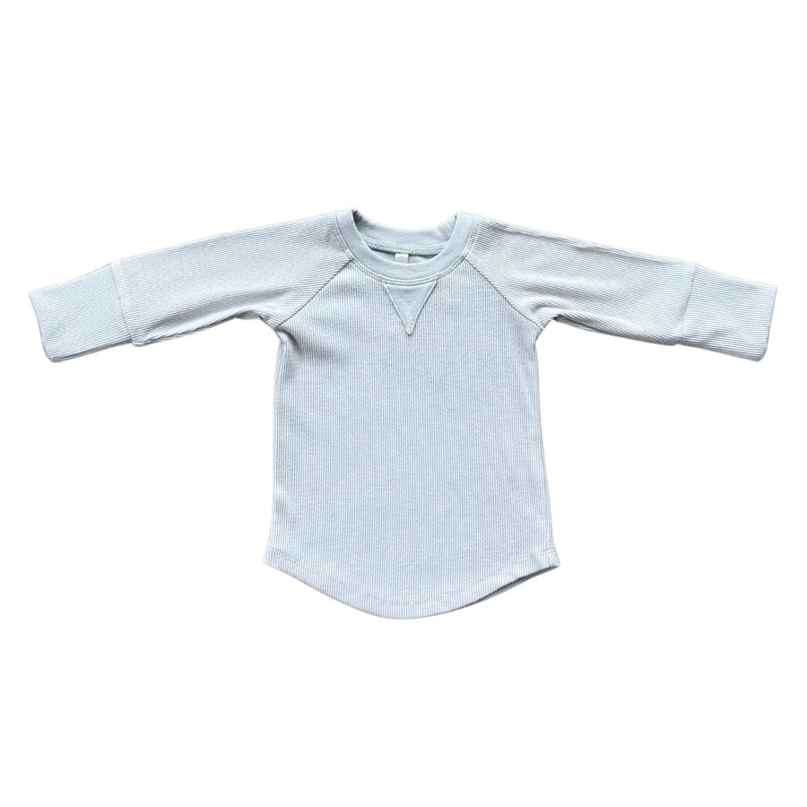 Ribbed Top - Gray Dawn