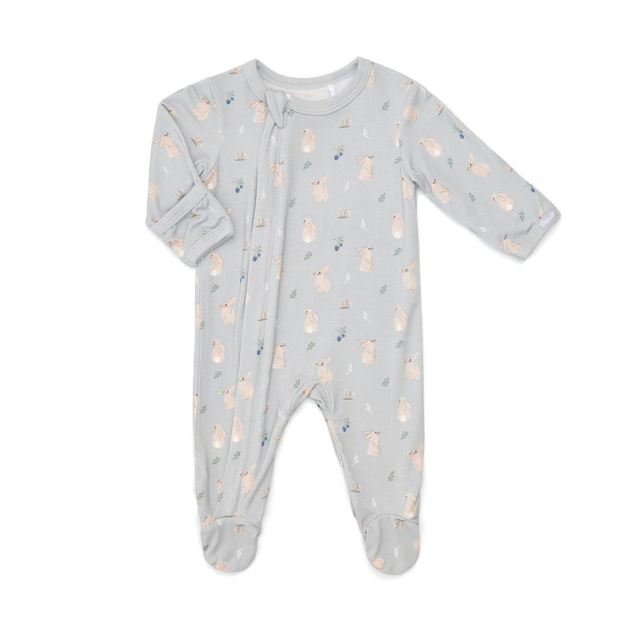 Modal Zipper Footie - Rabbits