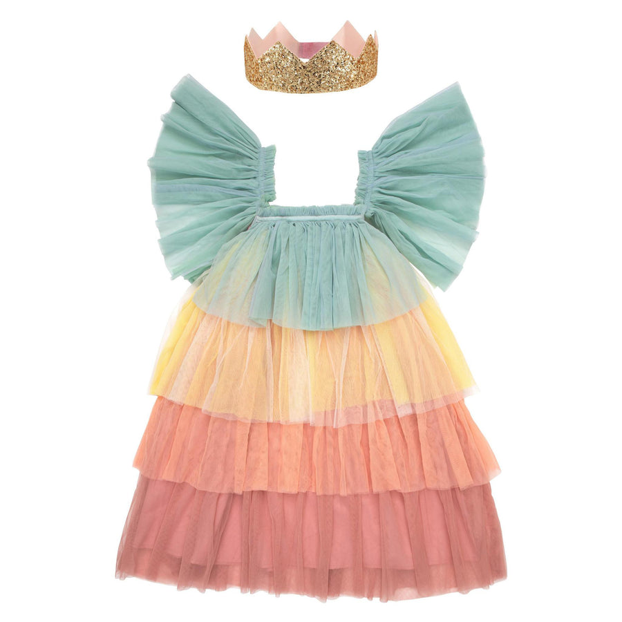 Rainbow Ruffle Princess Costume 3-4 Years