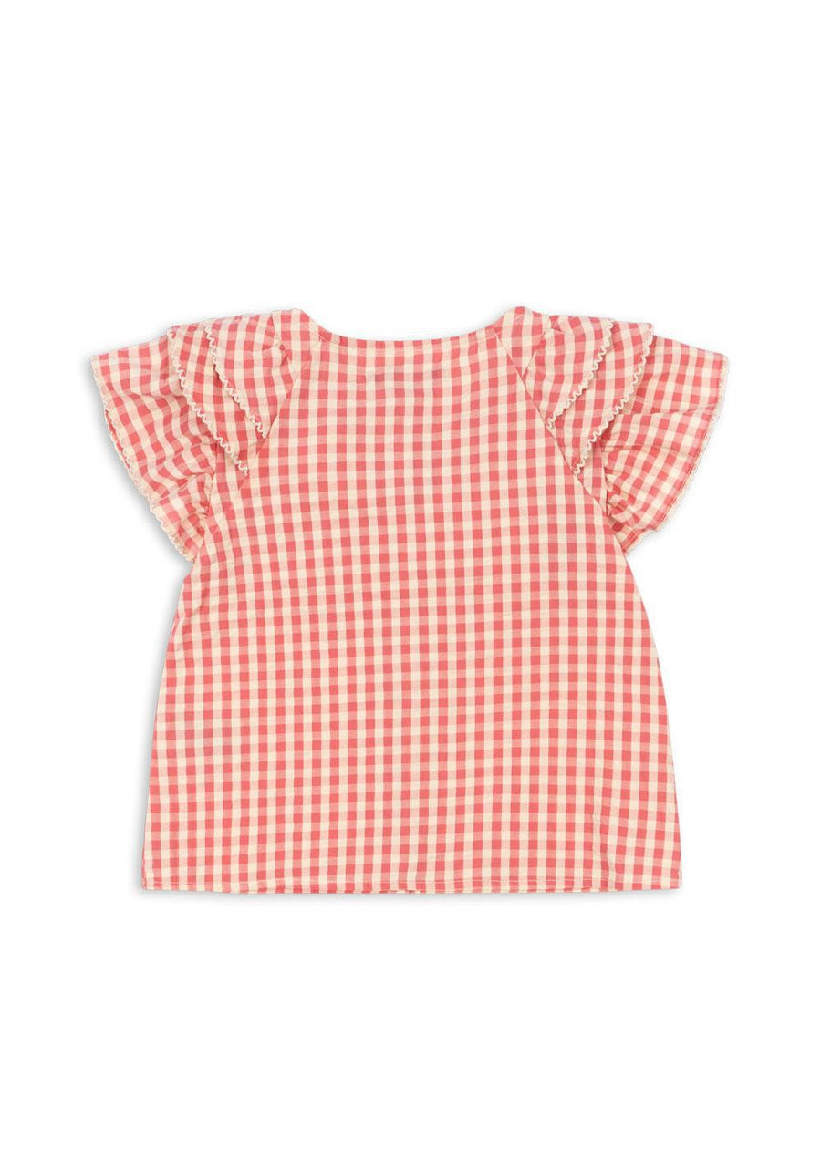 Kim Frill Shirt Flamingo