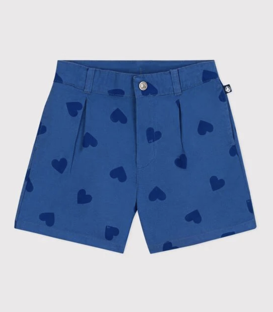 Heart Print Shorts