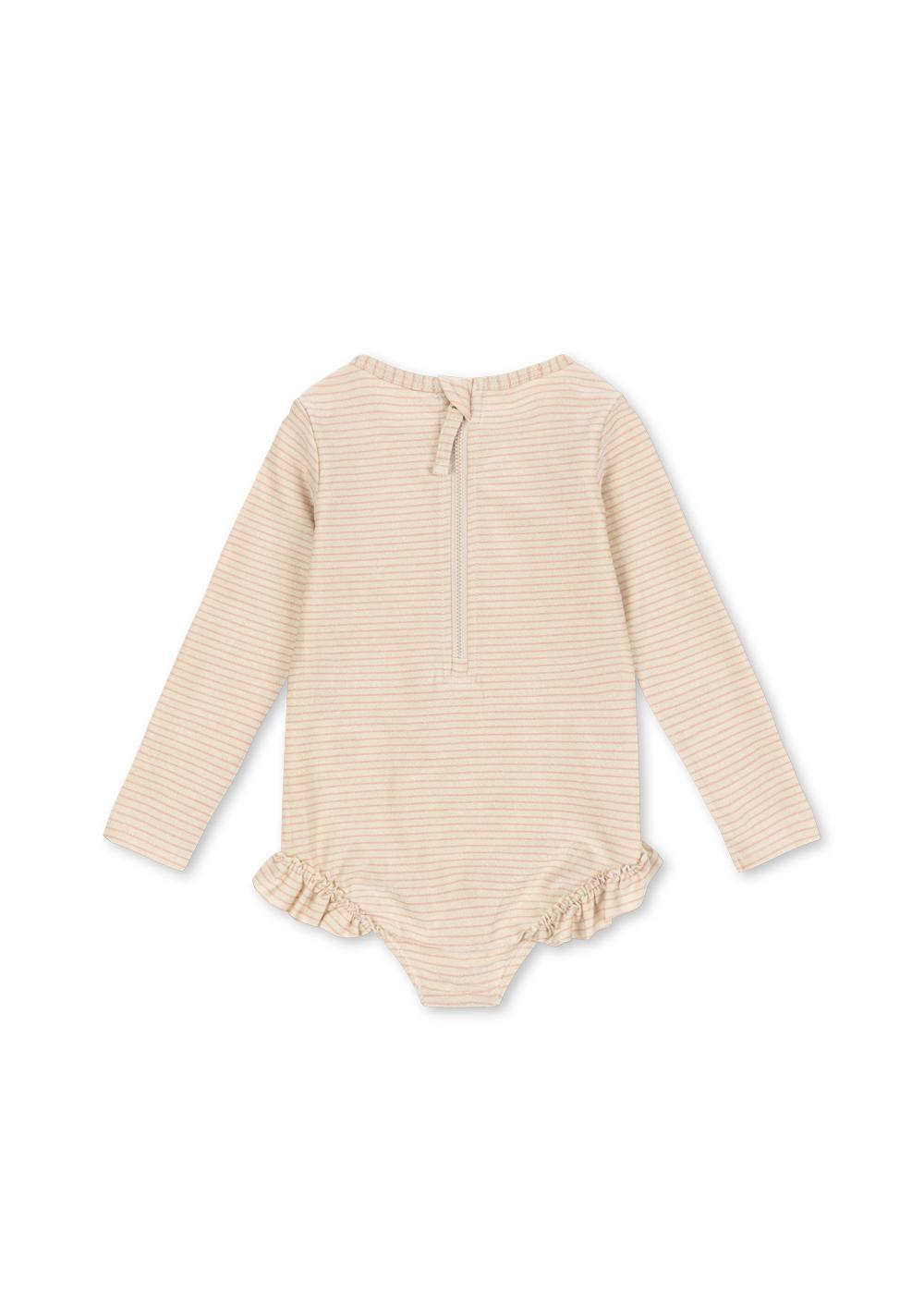 Jade LS Swimsuit - Rose Stripe