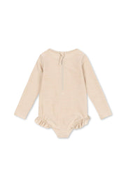 Jade LS Swimsuit - Rose Stripe
