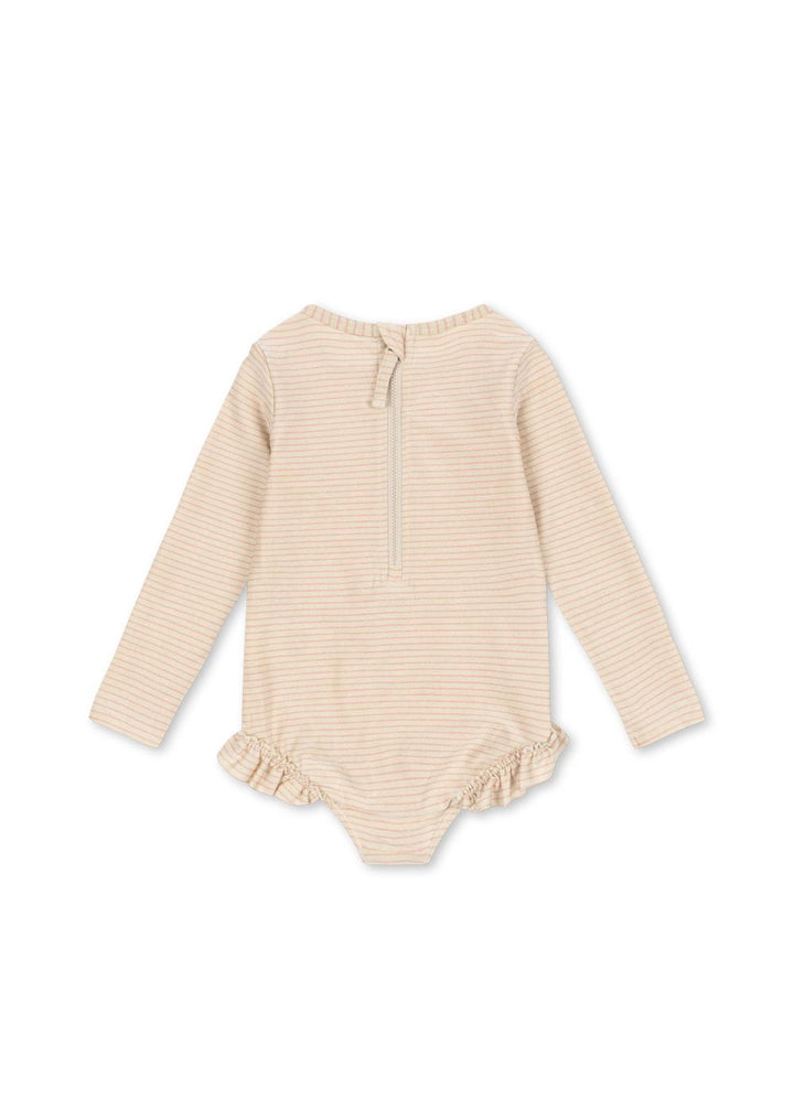 Jade LS Swimsuit - Rose Stripe