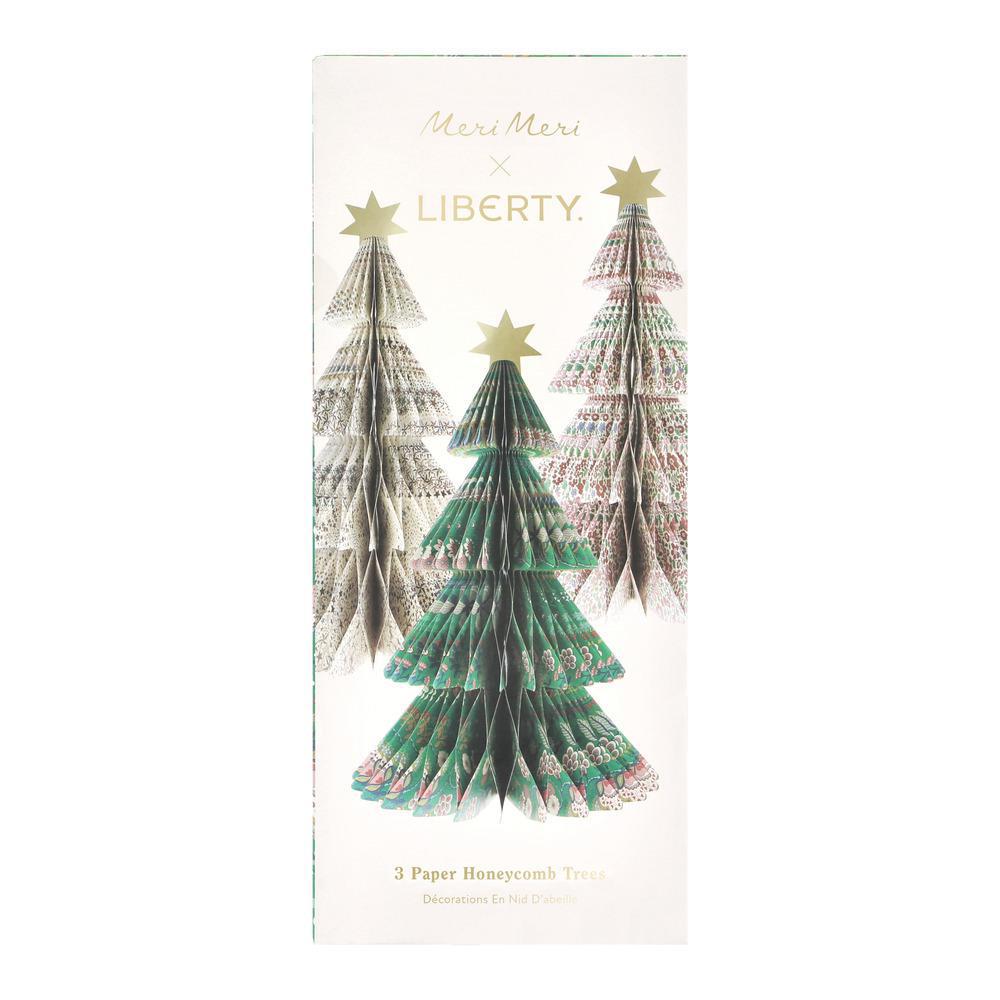 Meri Meri x Liberty Paper Honeycomb Trees