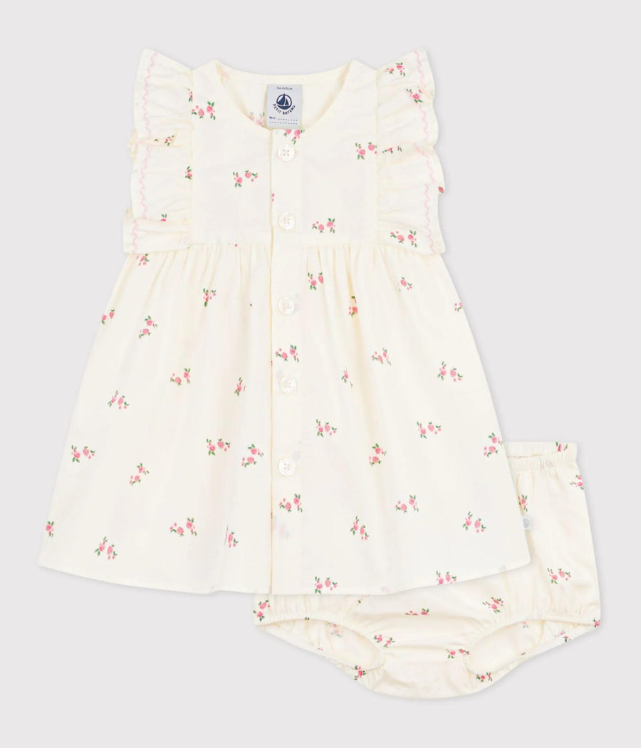 Baby Girl Sleeveless Floral Dress