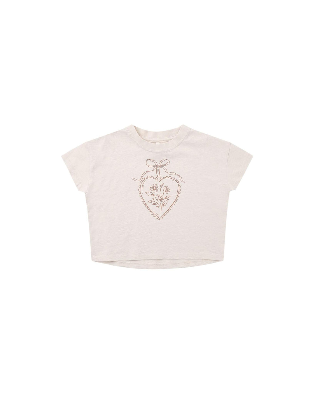 Boxy Tee Heart Locket