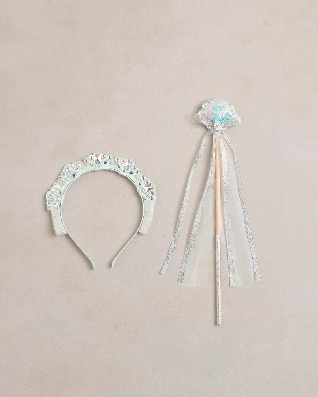 Mermaid Crown &amp; Wand Set