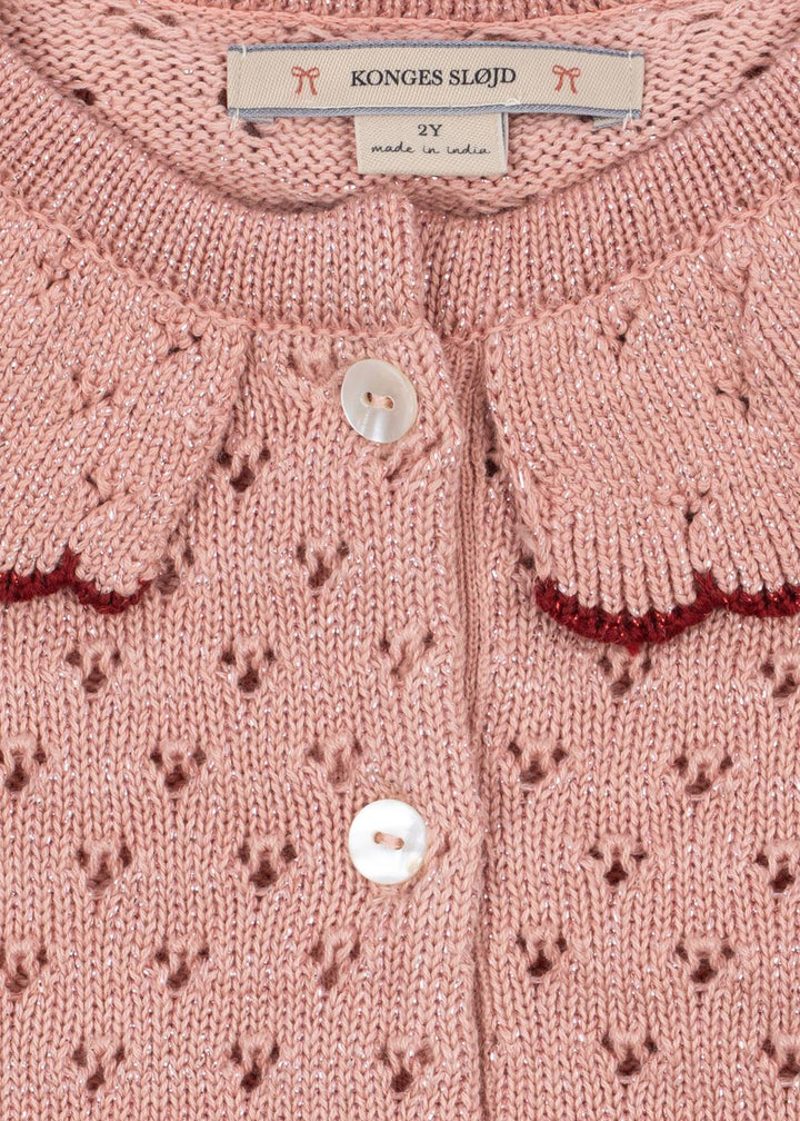 Holiday Cardigan - Mellow Rose