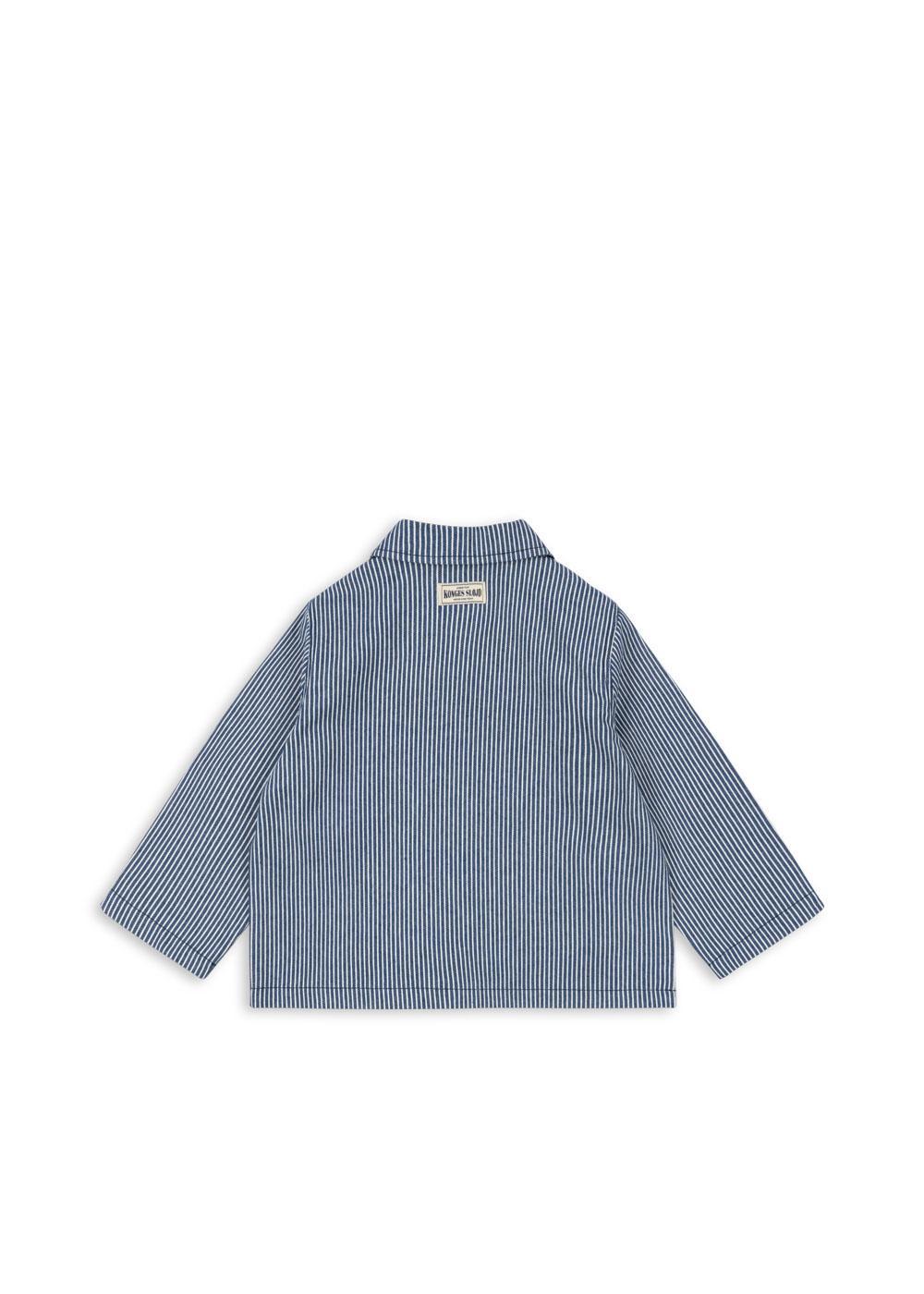 Luc Shirt Jacket - Blue Stripe
