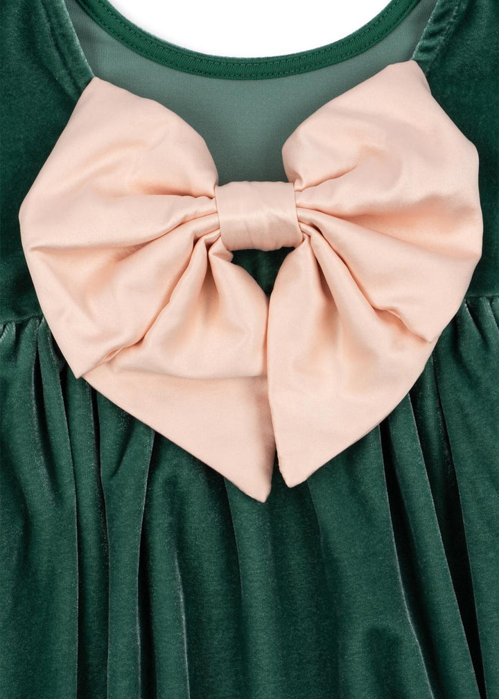 Gia Bow Dress - Fir