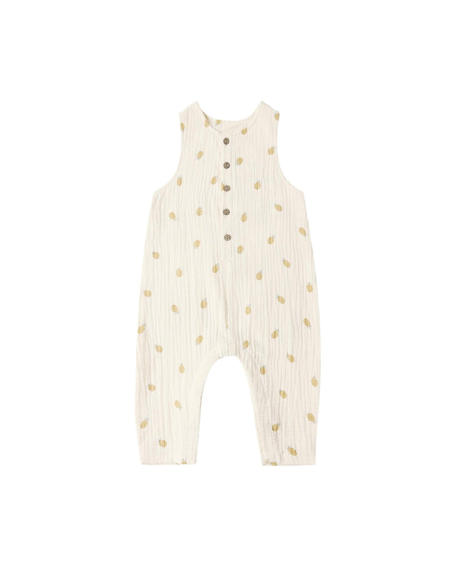 Button Jumpsuit - Pineapple